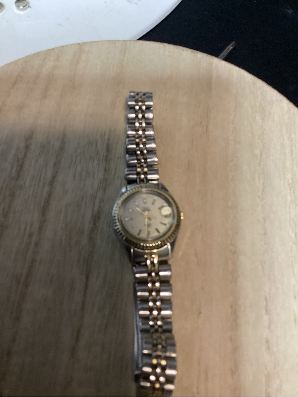 Timex Two-Tone Bracelet Watch in Gold and Silver